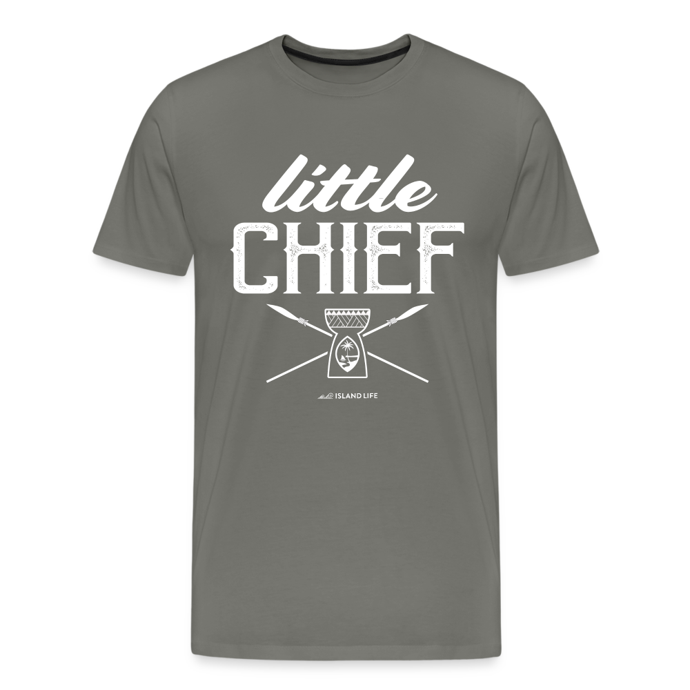 Little Chief Chamorro Guam Men's Premium T-Shirt - asphalt gray