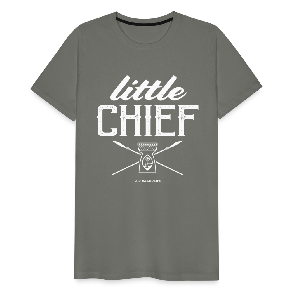 Little Chief Chamorro Guam Men's Premium T-Shirt - asphalt gray