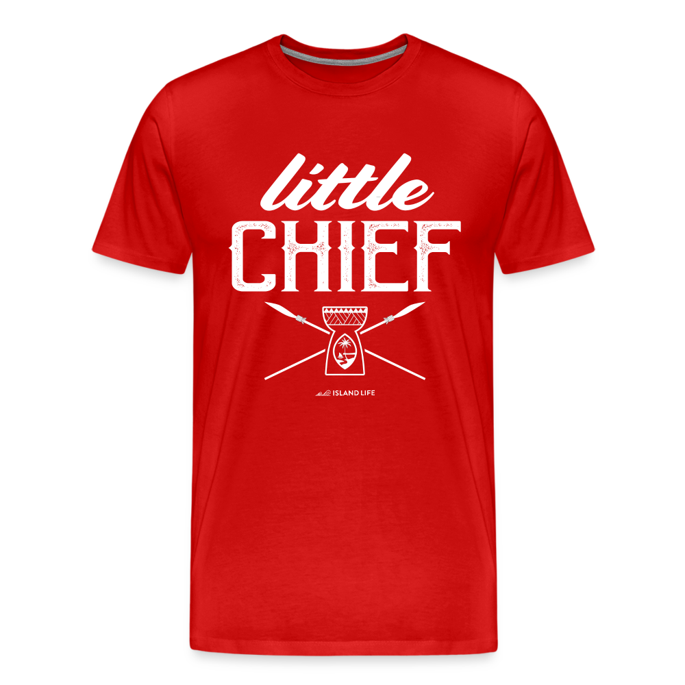 Little Chief Chamorro Guam Men's Premium T-Shirt - red