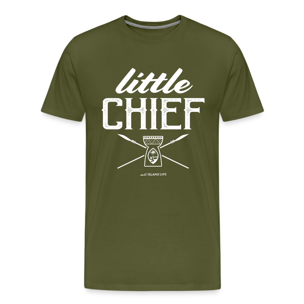 Little Chief Chamorro Guam Men's Premium T-Shirt - olive green