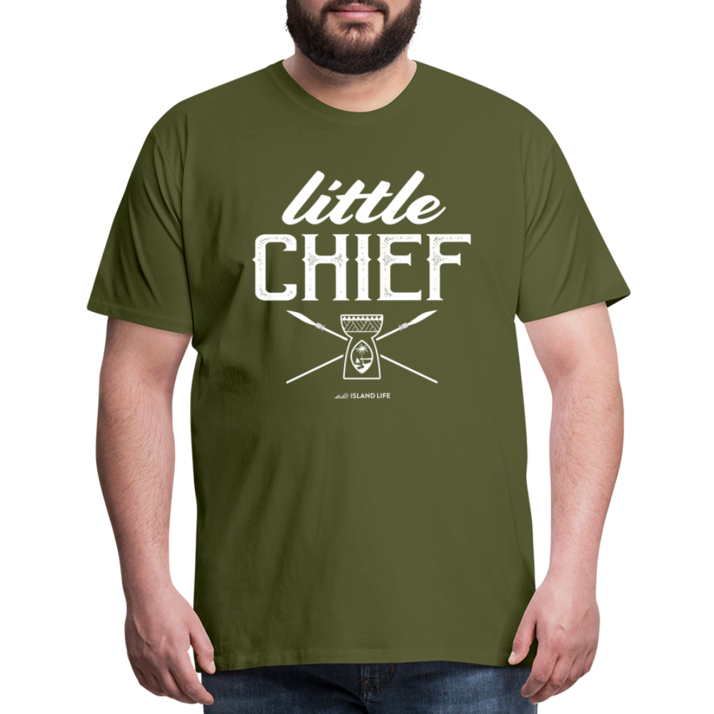 Little Chief Chamorro Guam Men's Premium T-Shirt - olive green