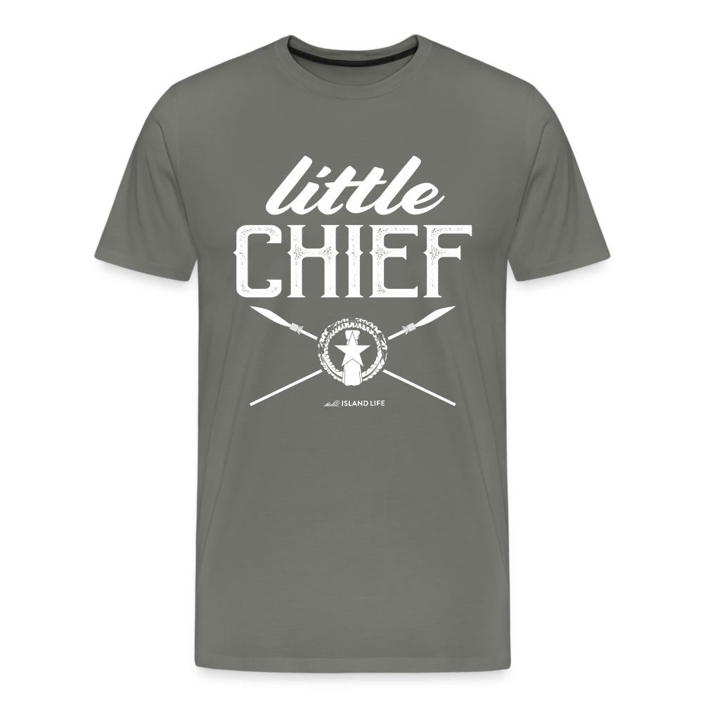 Little Chief Chamorro CNMI Men's Premium T-Shirt - asphalt gray