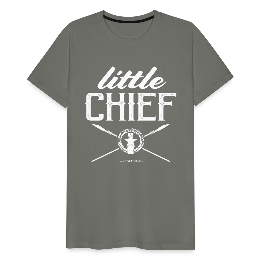 Little Chief Chamorro CNMI Men's Premium T-Shirt - asphalt gray