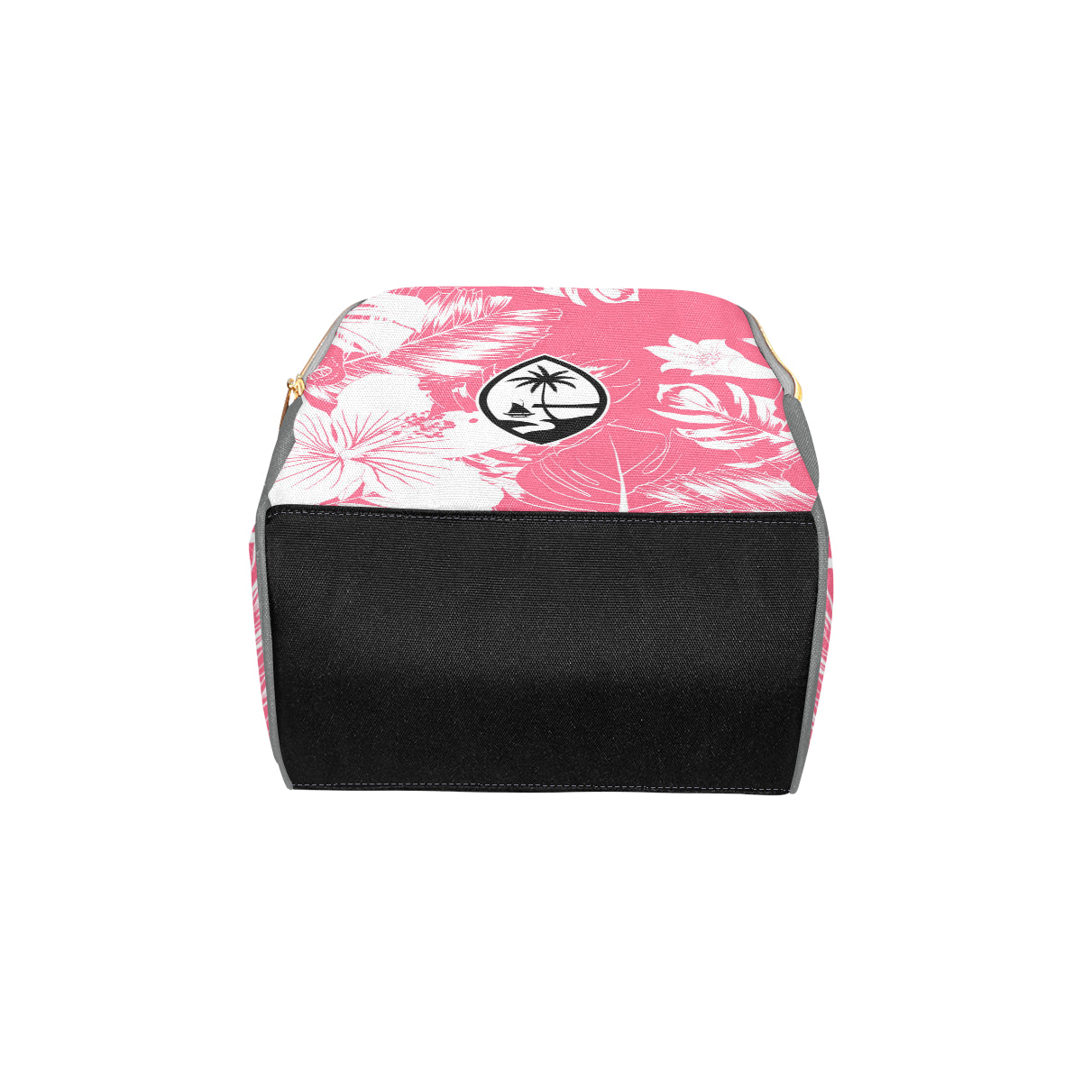 Guam Pink Floral Baby Diaper Backpack Bag