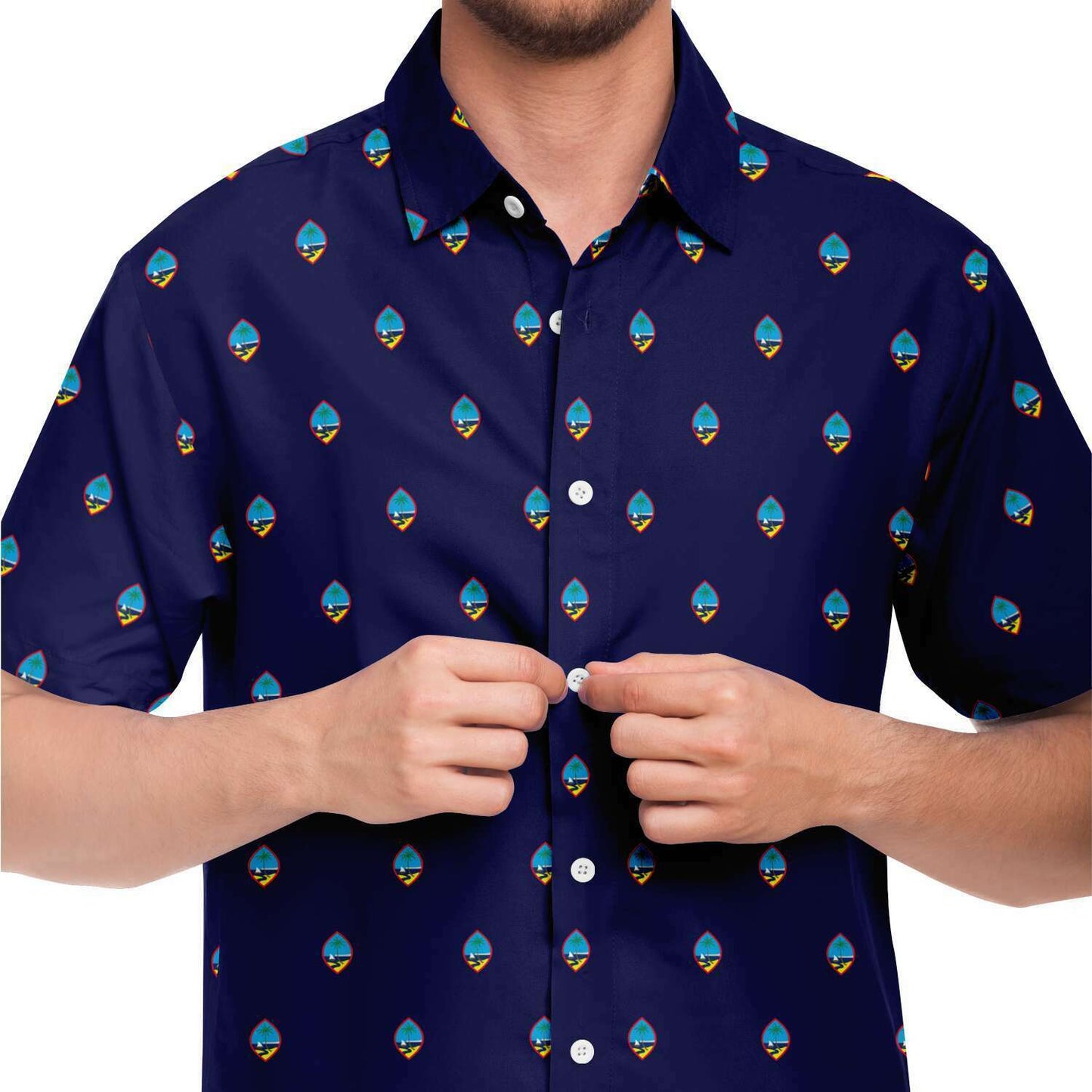 Guam Seals Button Down Shirt