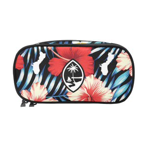 Guam Tropical Floral Pencil Pouch Large - Ready to Ship