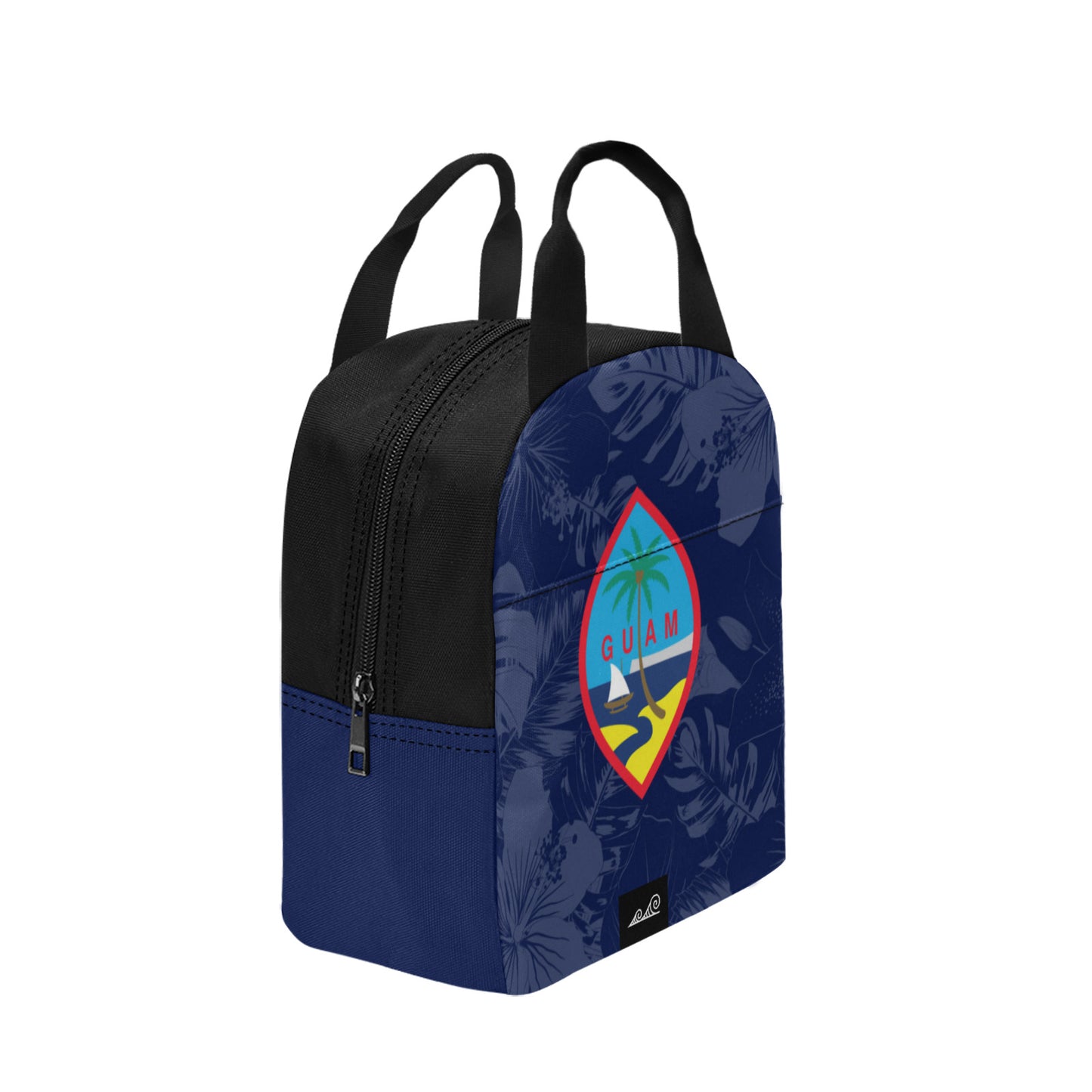 Guam Flag Hibiscus Zipper Lunch Bag