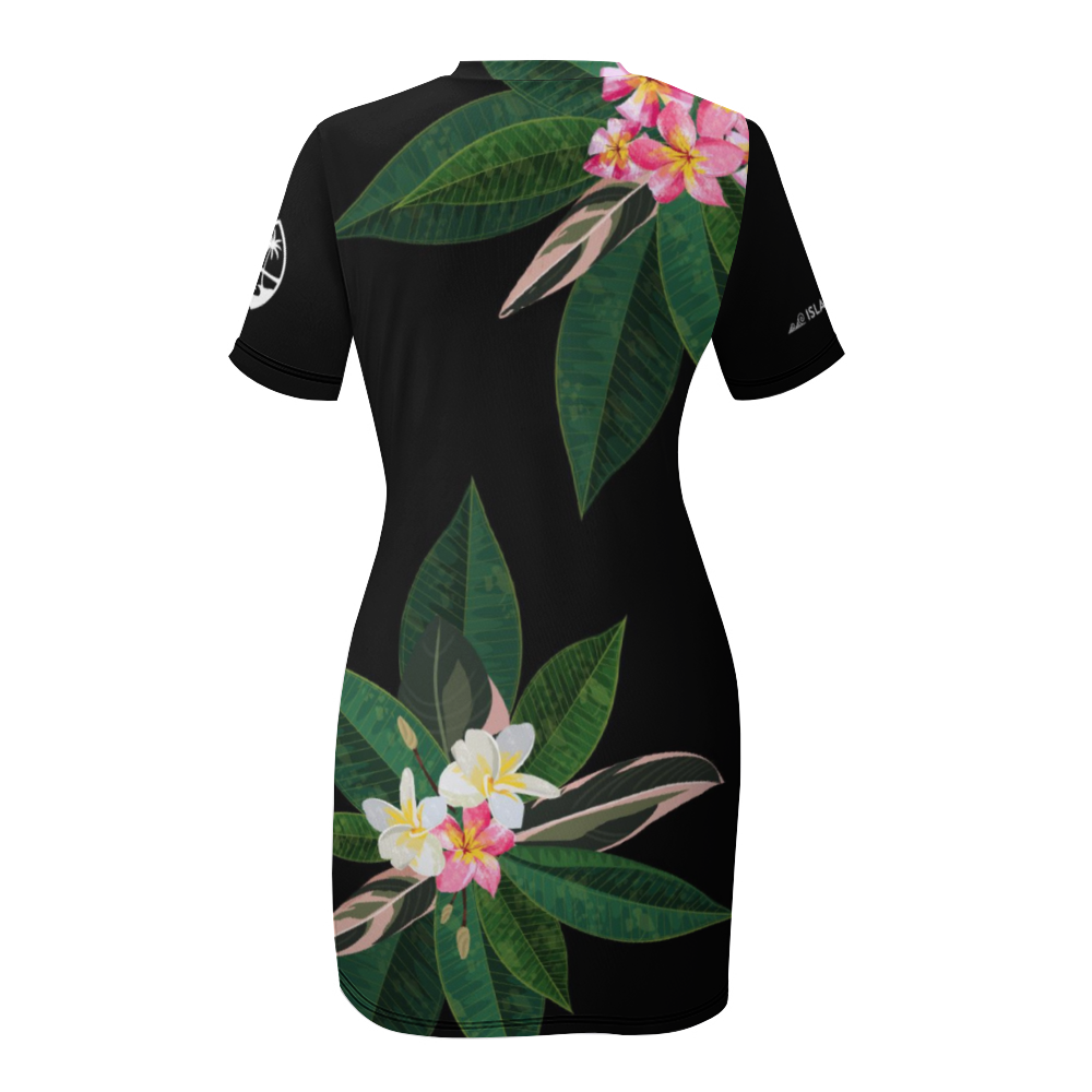 Guam Plumeria Women's Summer Short Dress