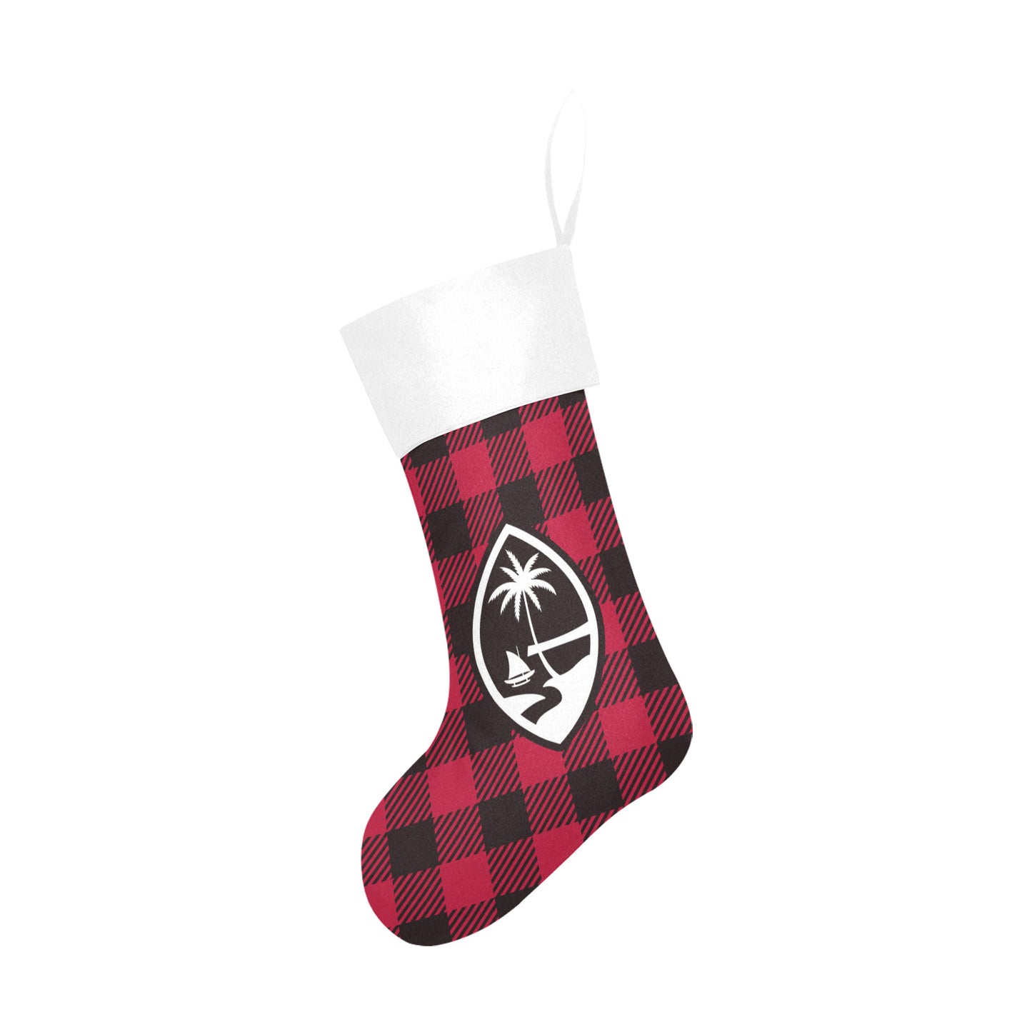 Guam Buffalo Plaid Christmas Stocking Christmas Stocking