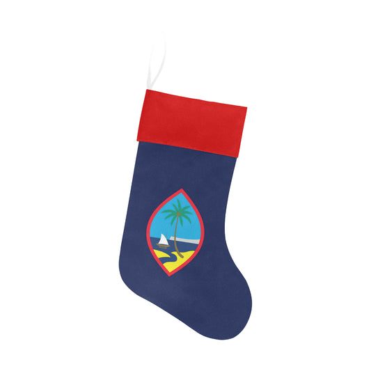 Guam Flag Christmas Stocking