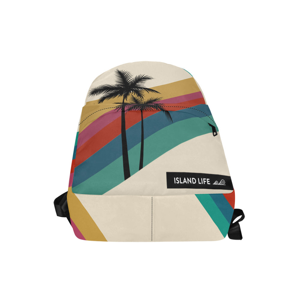 Retro Rainbow Sunset Unisex Classic Backpack