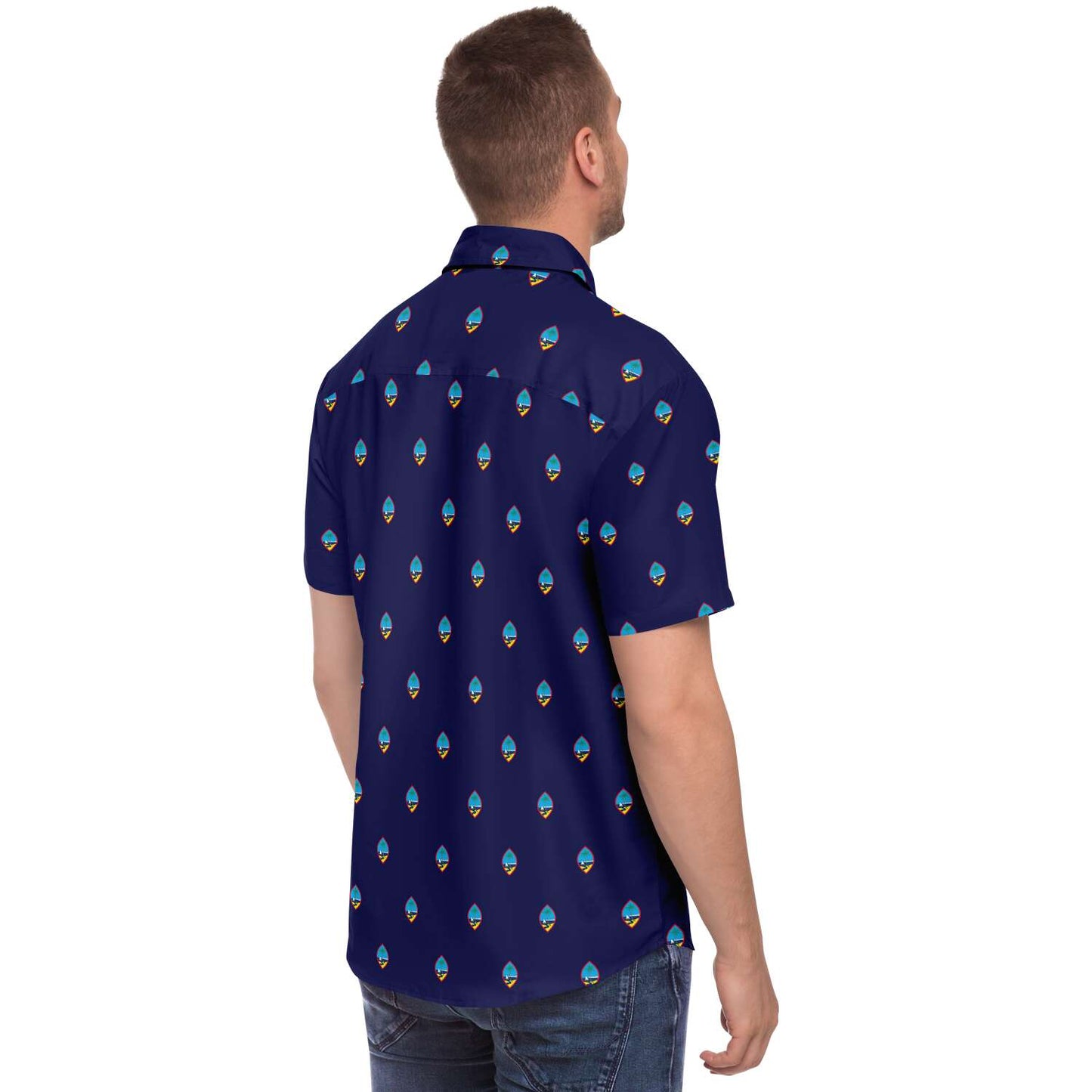 Guam Seals Button Down Shirt