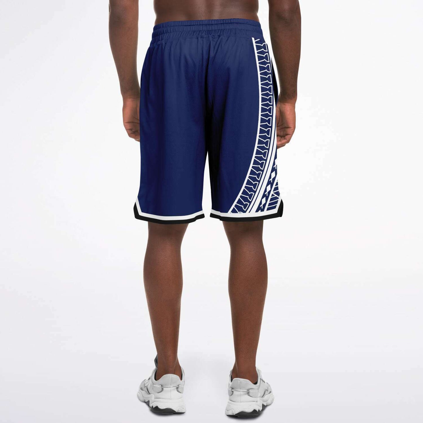 Guam Tribal Blue Basketball Shorts