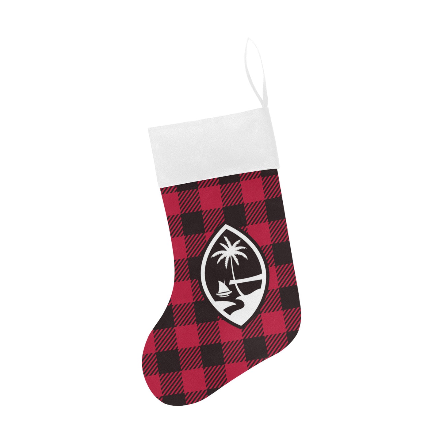 Guam Buffalo Plaid Christmas Stocking Christmas Stocking