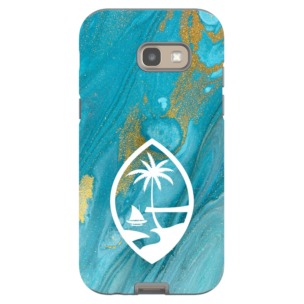 Guam Blue Marble Premium Glossy Tough Phone Case