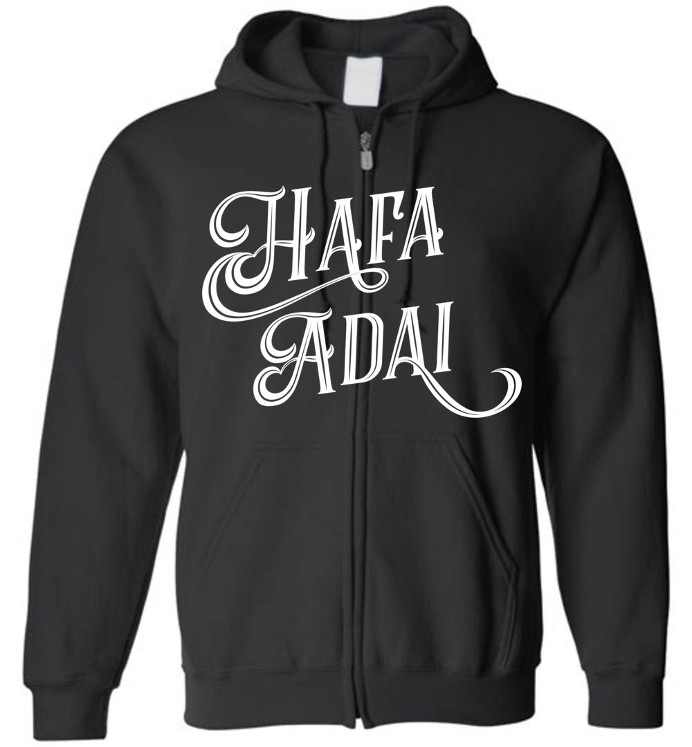 Hafa Adai Guam Saipan CNMI Hoodie Zip Jacket