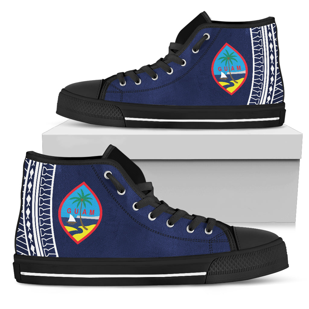 Tribal Guam Seal Blue High Top Shoe