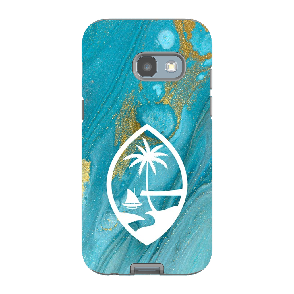 Guam Blue Marble Premium Glossy Tough Phone Case