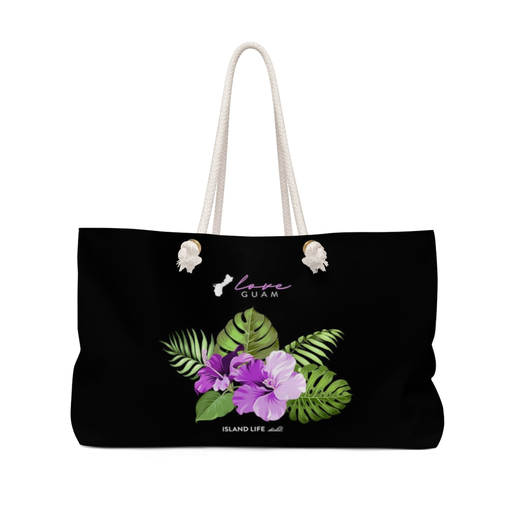 Love Guam Purple Weekender Tote Bag