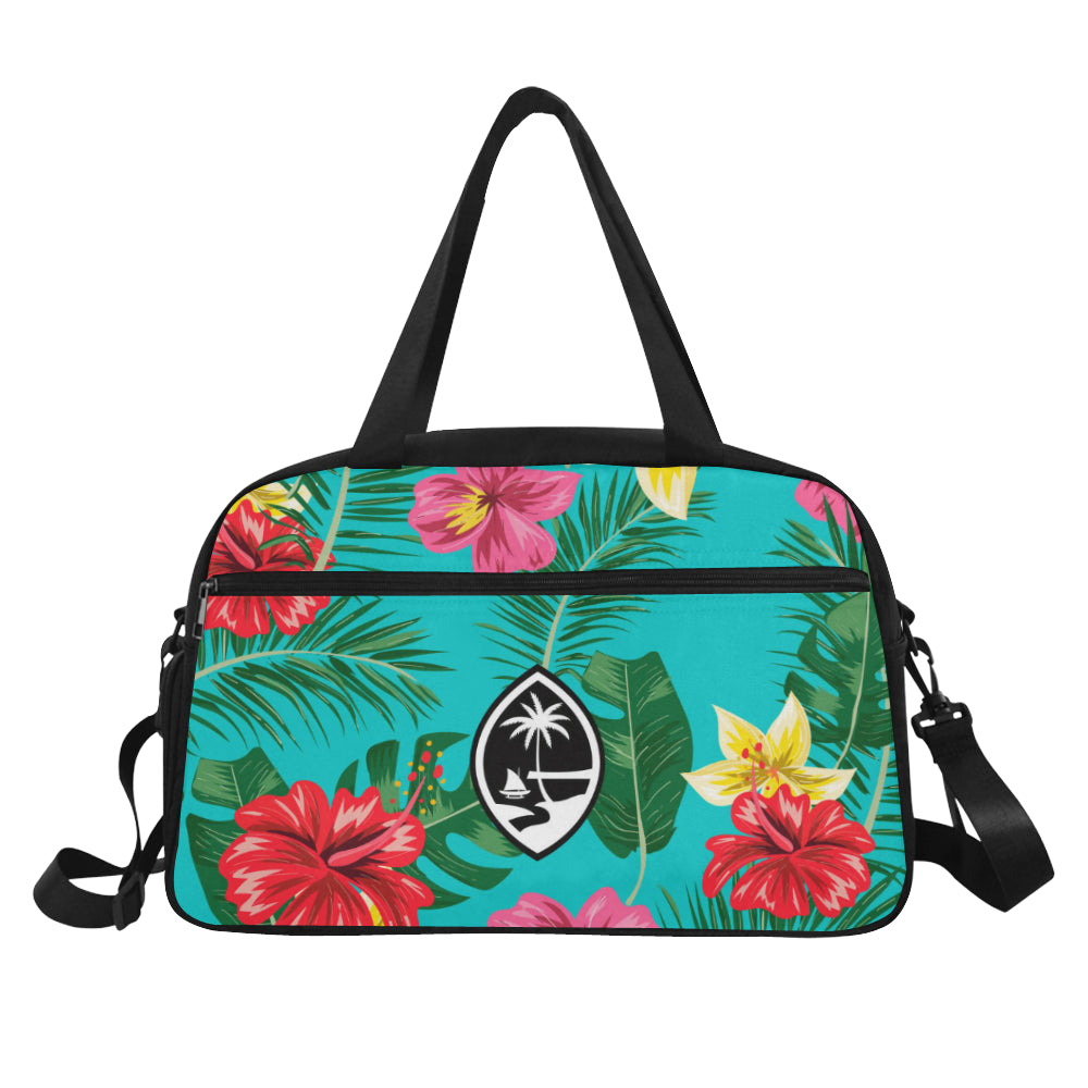 Floral Guam Fitness Gym Bag