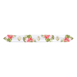 Guam Seal Hibiscus Striped Baby Headband