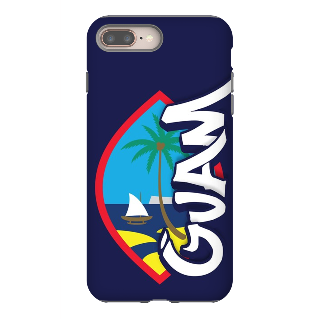 Guam Seal Tagged Premium Glossy Tough Phone Case