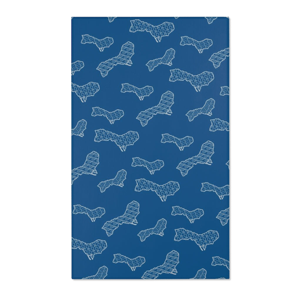 Islands of Guam Blue Nursery Rug Area Rug