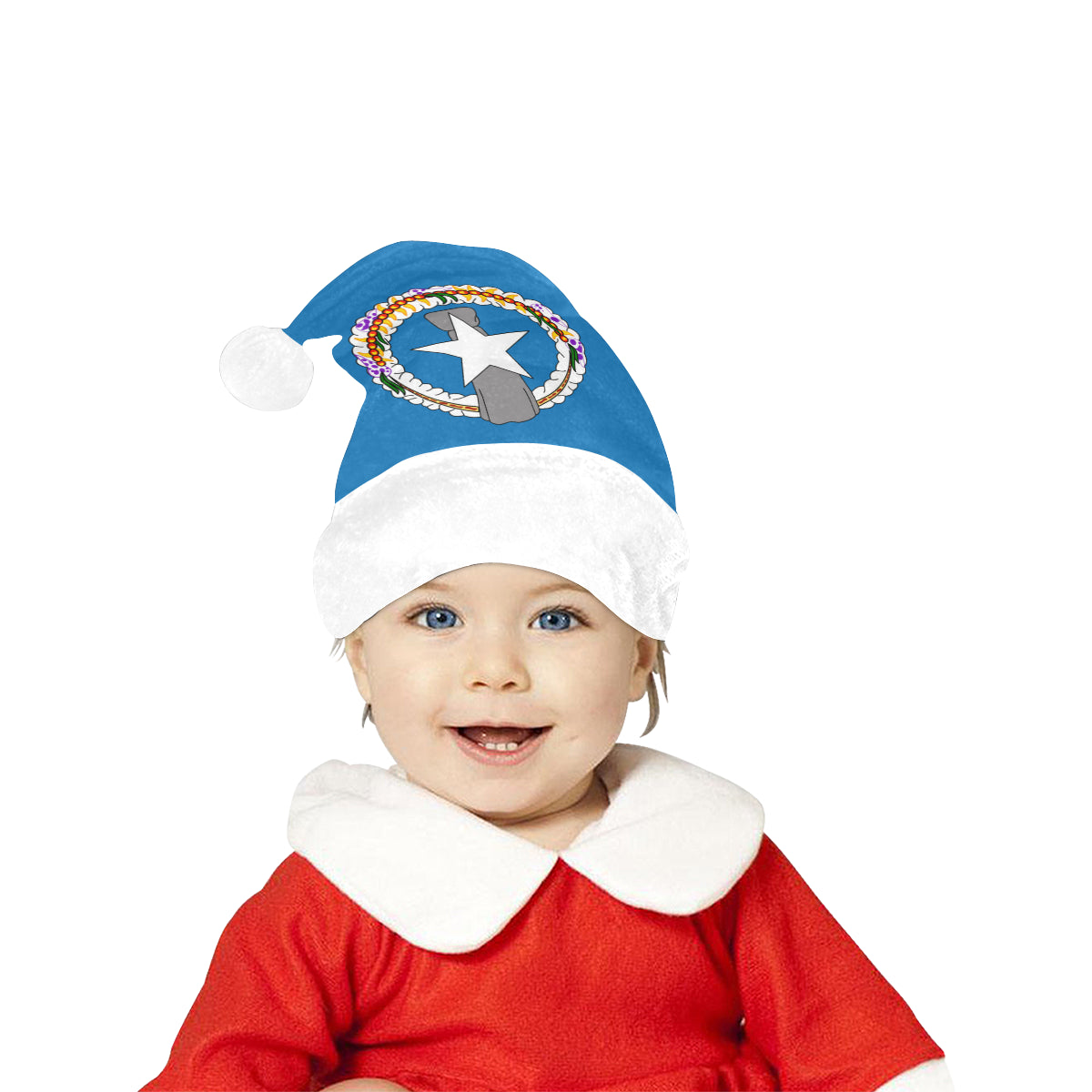 CNMI Flag Santa Hat