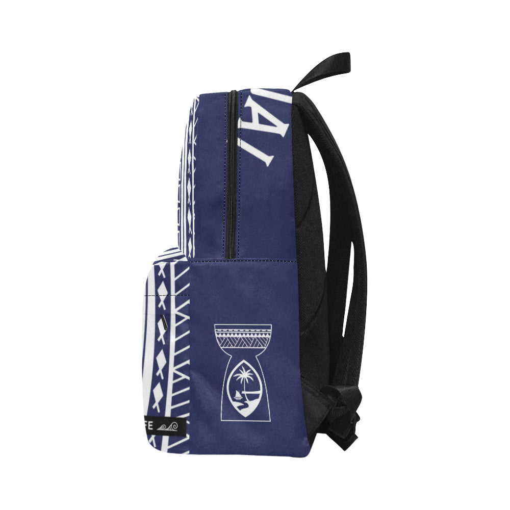 Hafa Adai Guam Tribal Blue Unisex Classic Backpack