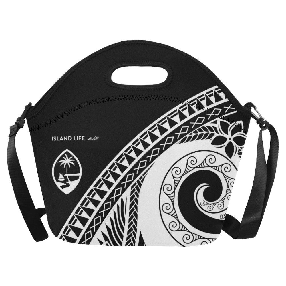 Guam Modern Tribal Neoprene Lunch Bag Large