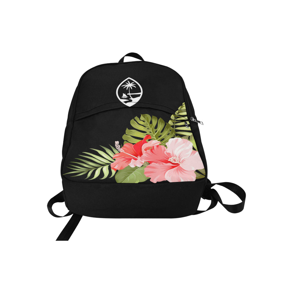 Guam Hafa Adai Pink Hibiscus Laptop Backpack