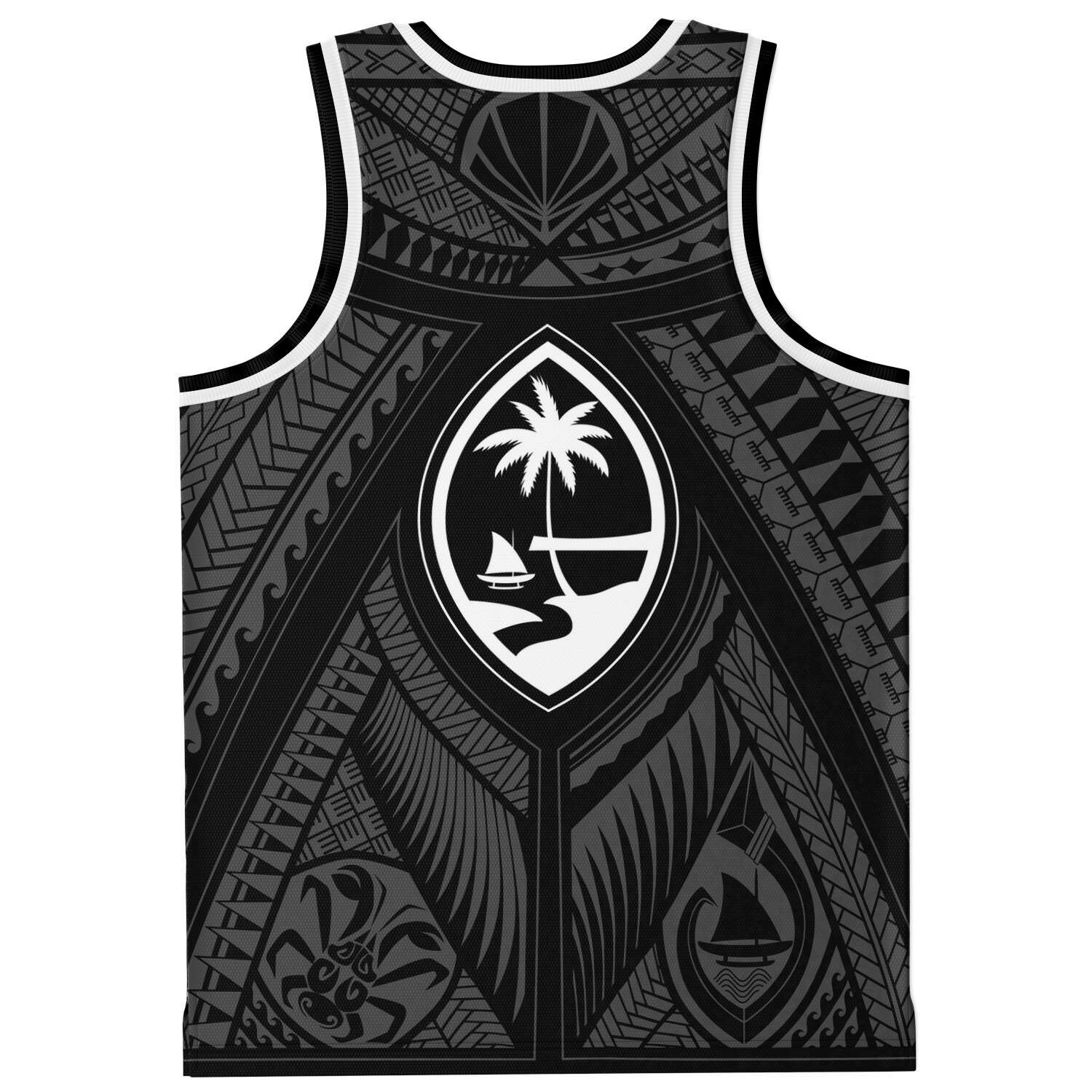 Subliminator Polynesian Tribal 3 Basketball Jerseys