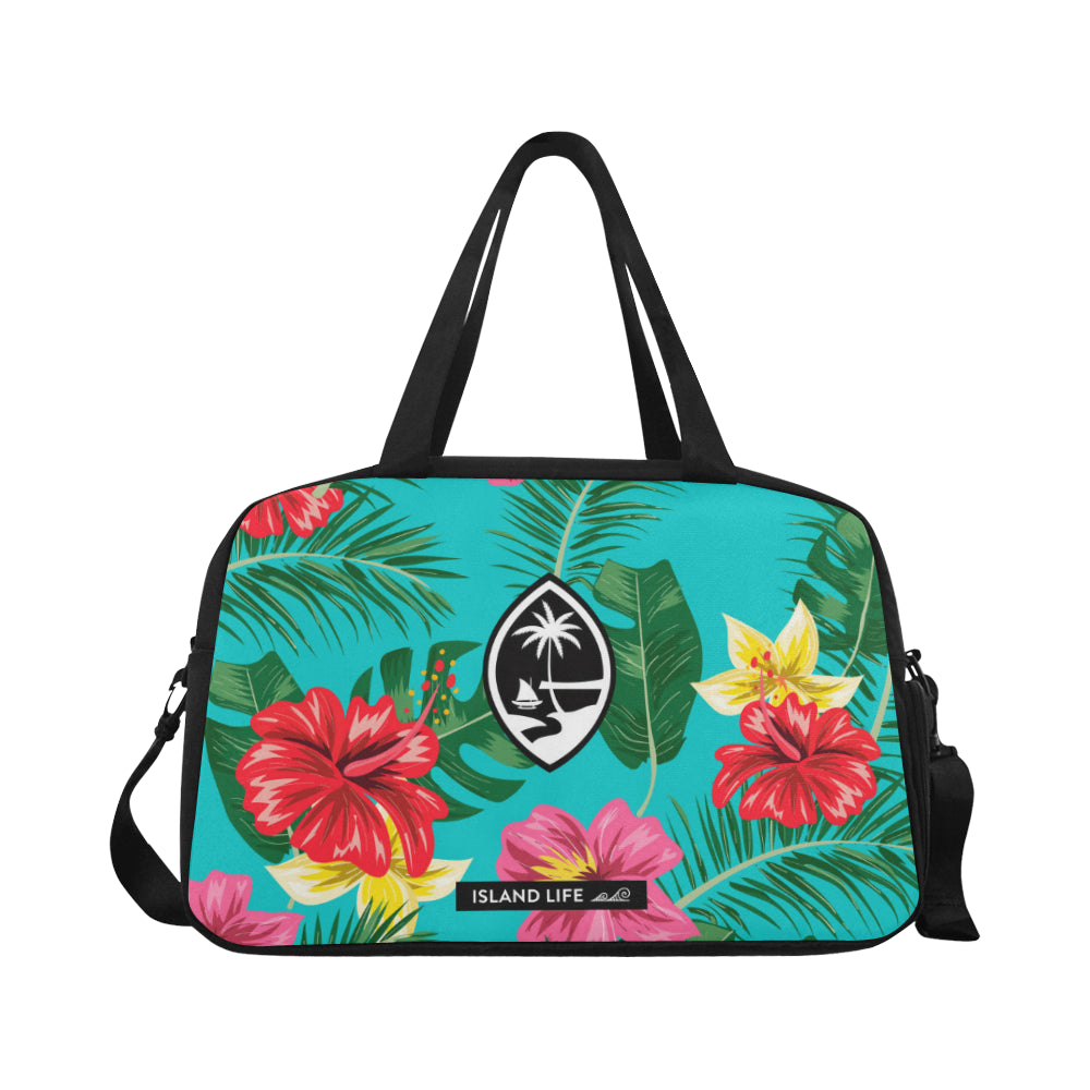 Floral Guam Fitness Gym Bag