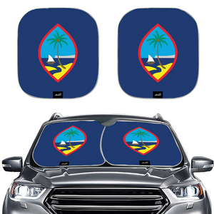 Guam Seal Car Sun Shade 2pcs