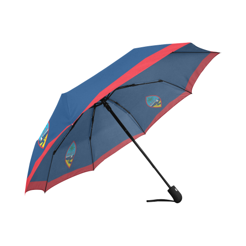 Guam Flag Automatic Folding Umbrella