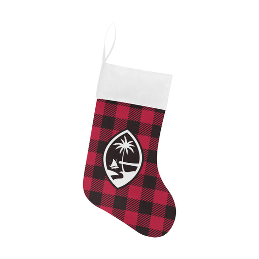 Guam Buffalo Plaid Christmas Stocking Christmas Stocking