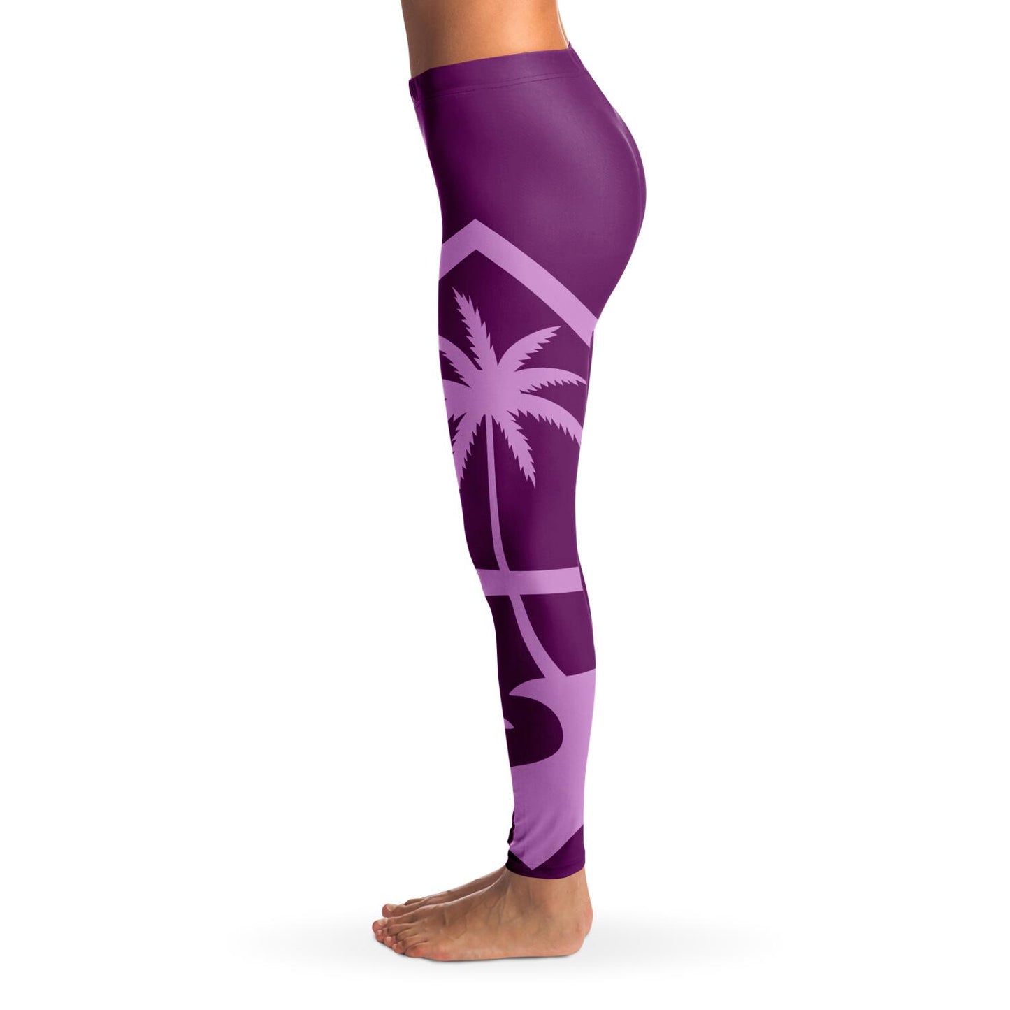 Guam Seal Island Girl Purple Premium Leggings