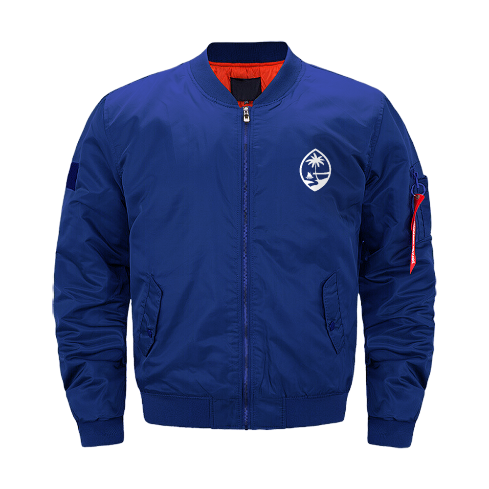 Guam Map Unisex Air Force Jackets