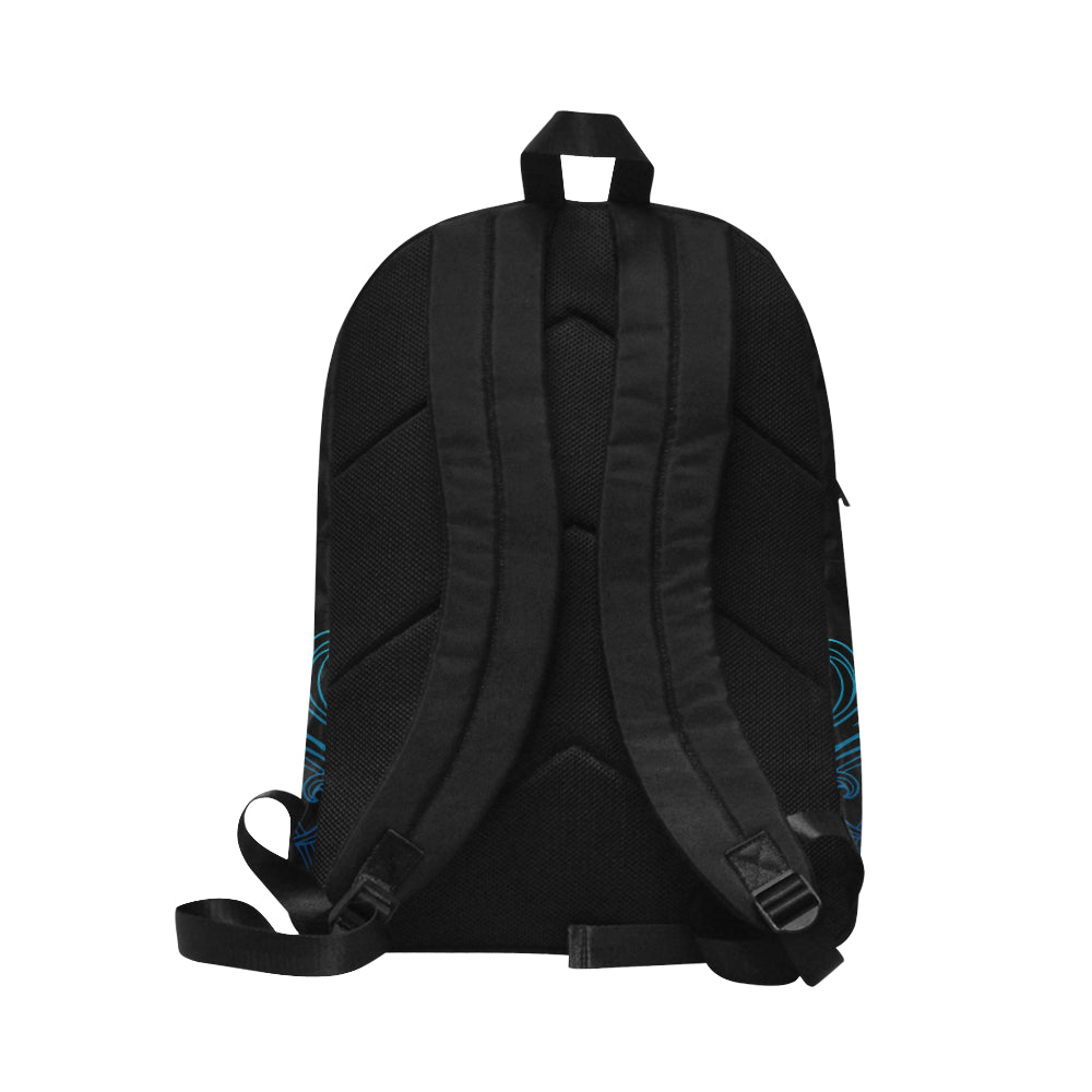 Guam Seal Black Ombre Waves Unisex Classic Backpack