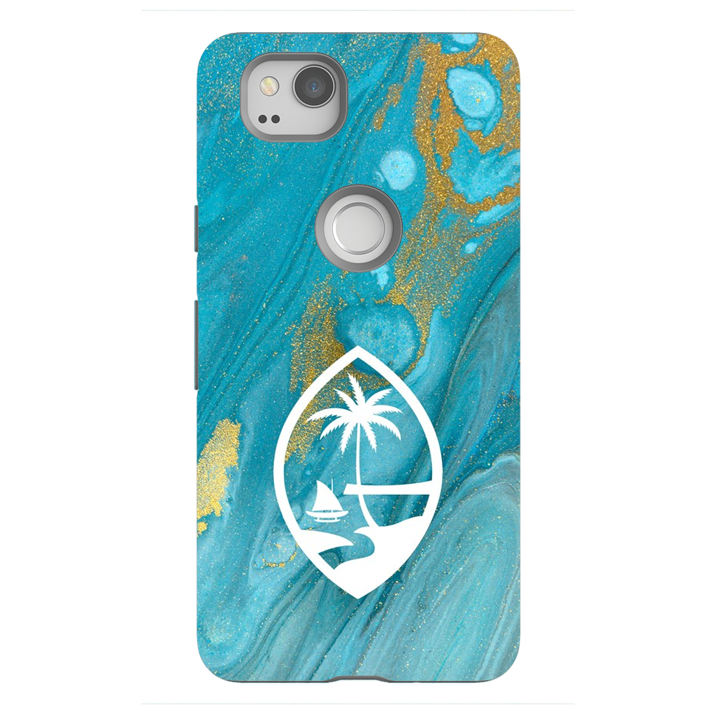 Guam Blue Marble Premium Glossy Tough Phone Case