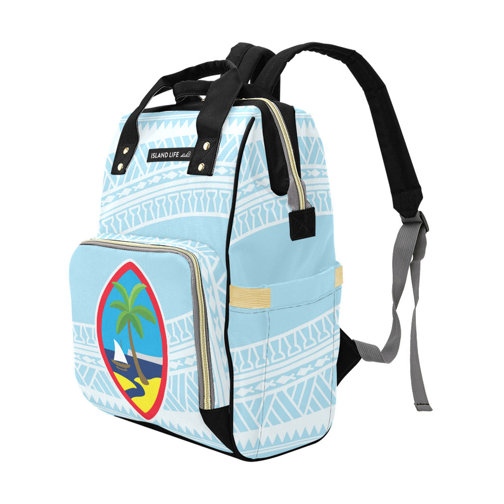 Guam Seal Tribal Baby Diaper Backpack Bag
