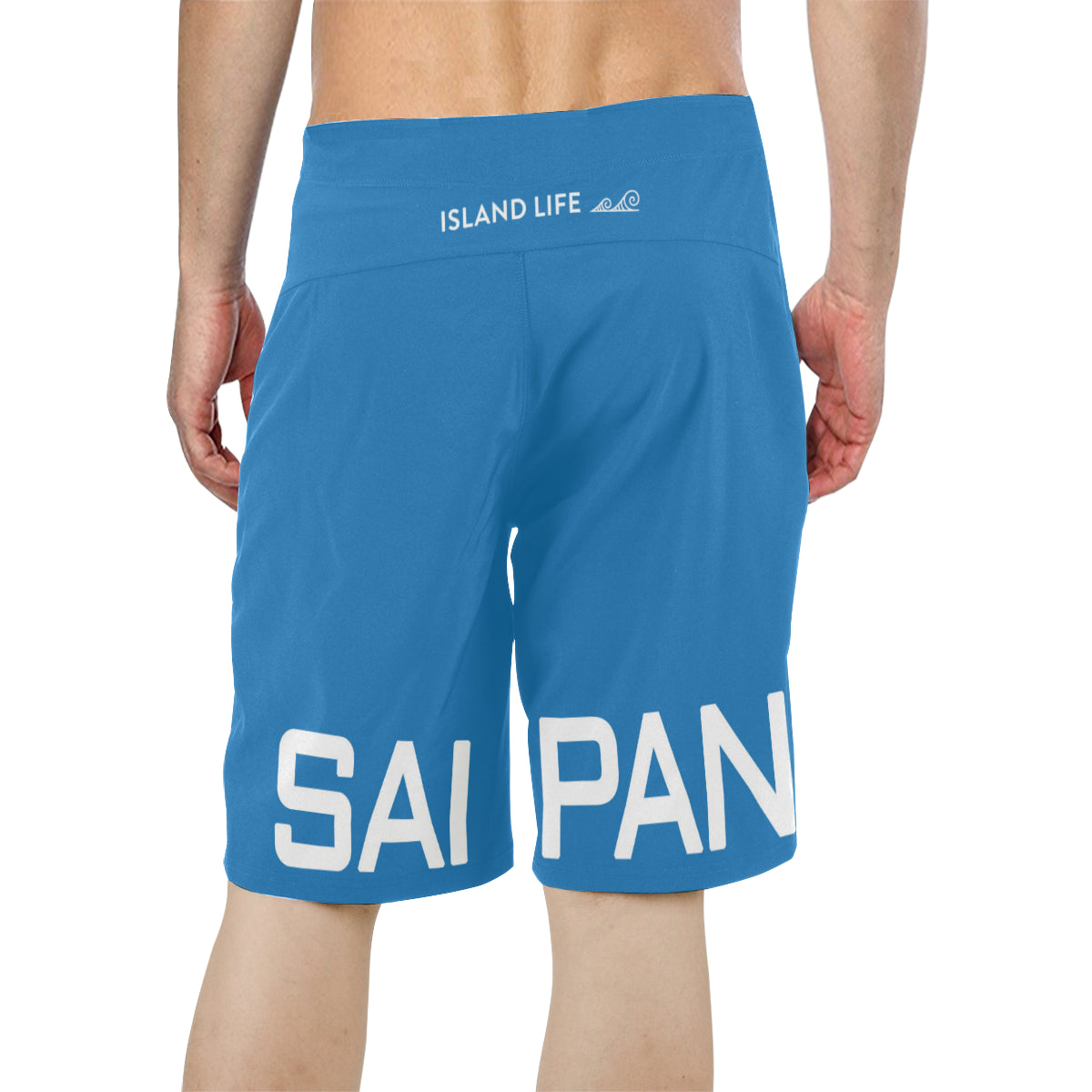 CNMI Flag Saipan Men's All Over Print Board Shorts