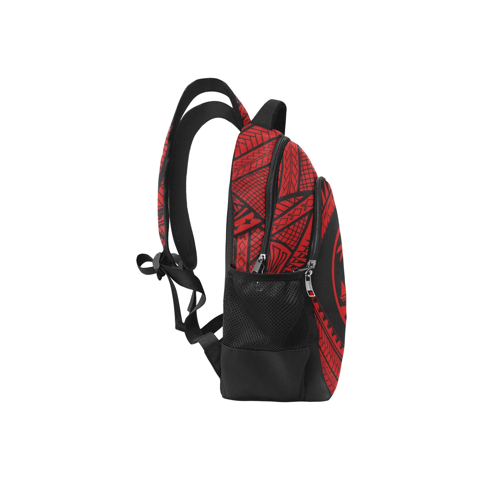 Guahan Tribal Red Multifunctional Backpack