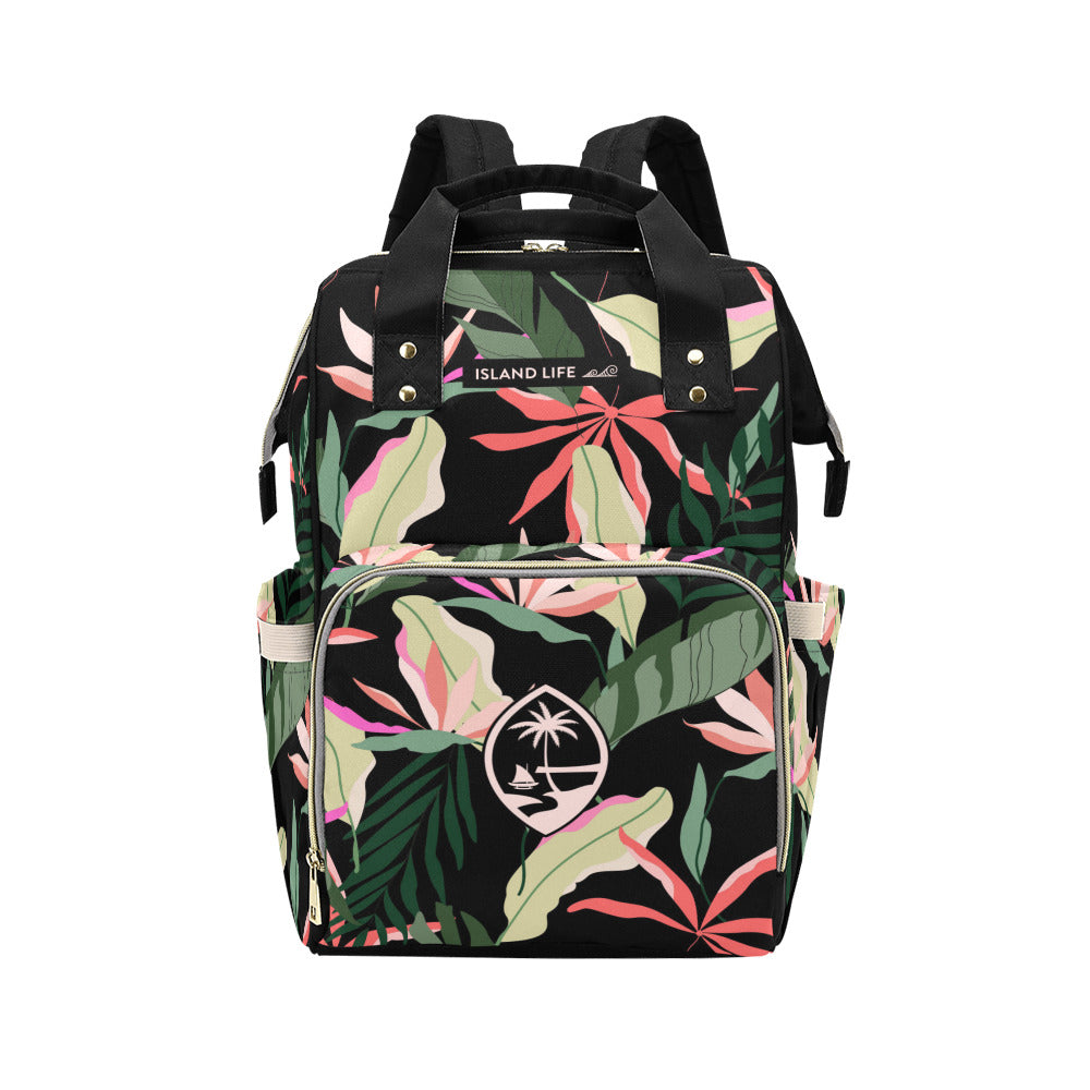 Guam Birds of Paradise Multi-Function Baby Diaper Backpack Bag