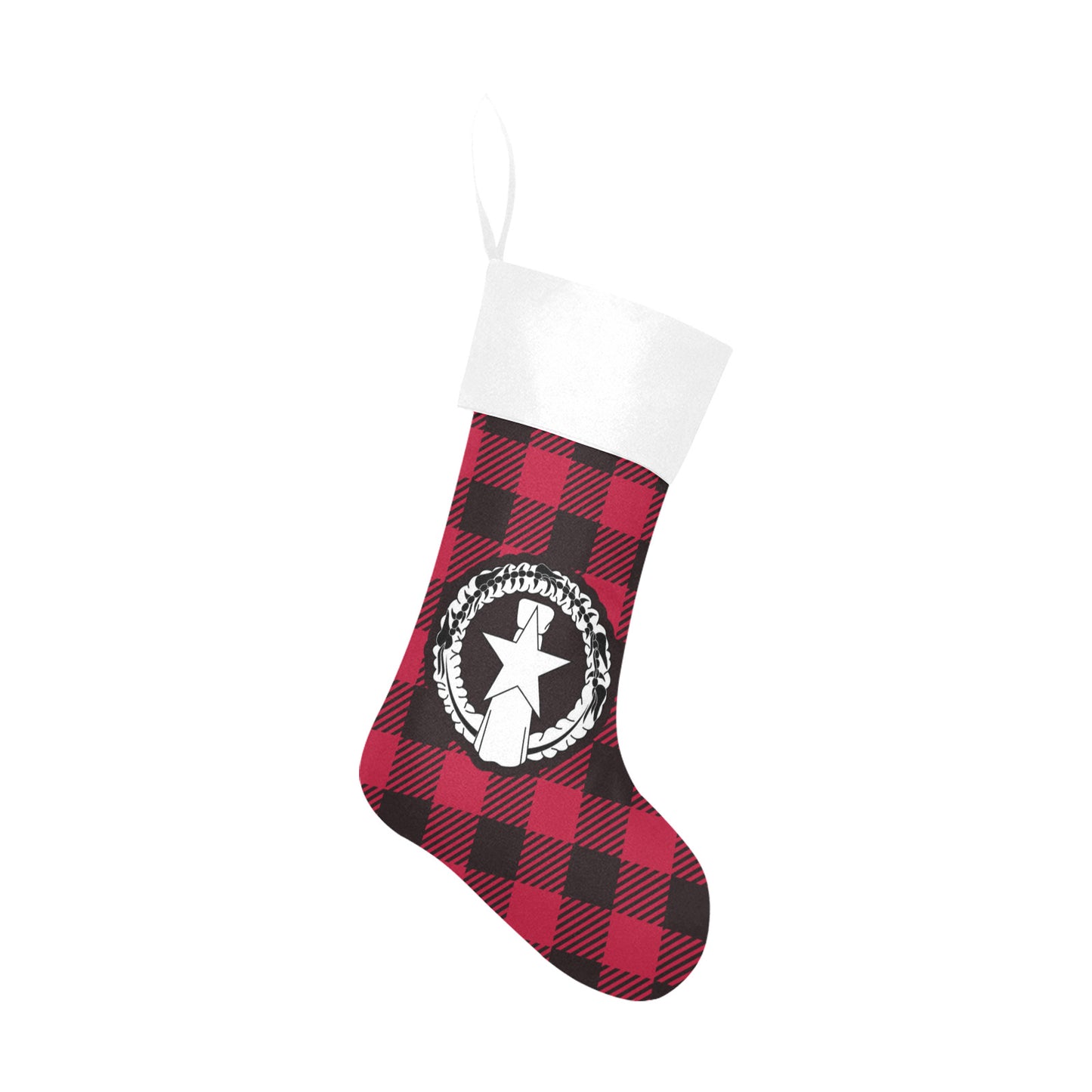 CNMI Buffalo Plaid Christmas Stocking Christmas Stocking