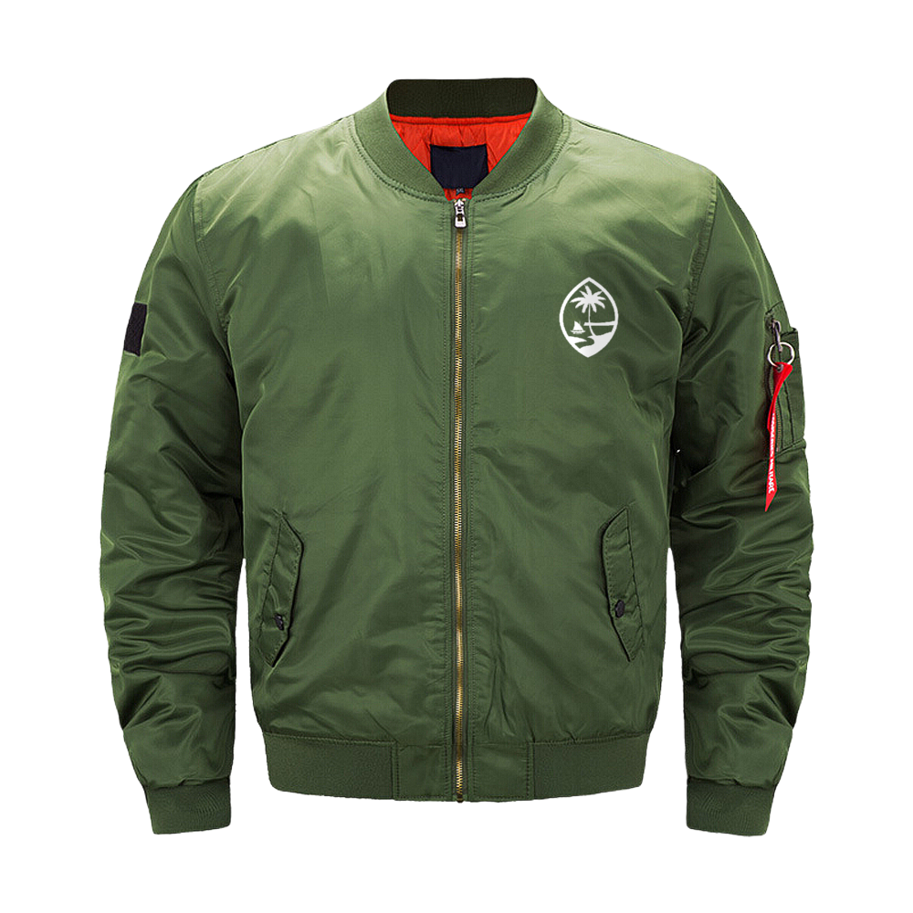 Guam Map Unisex Air Force Jackets