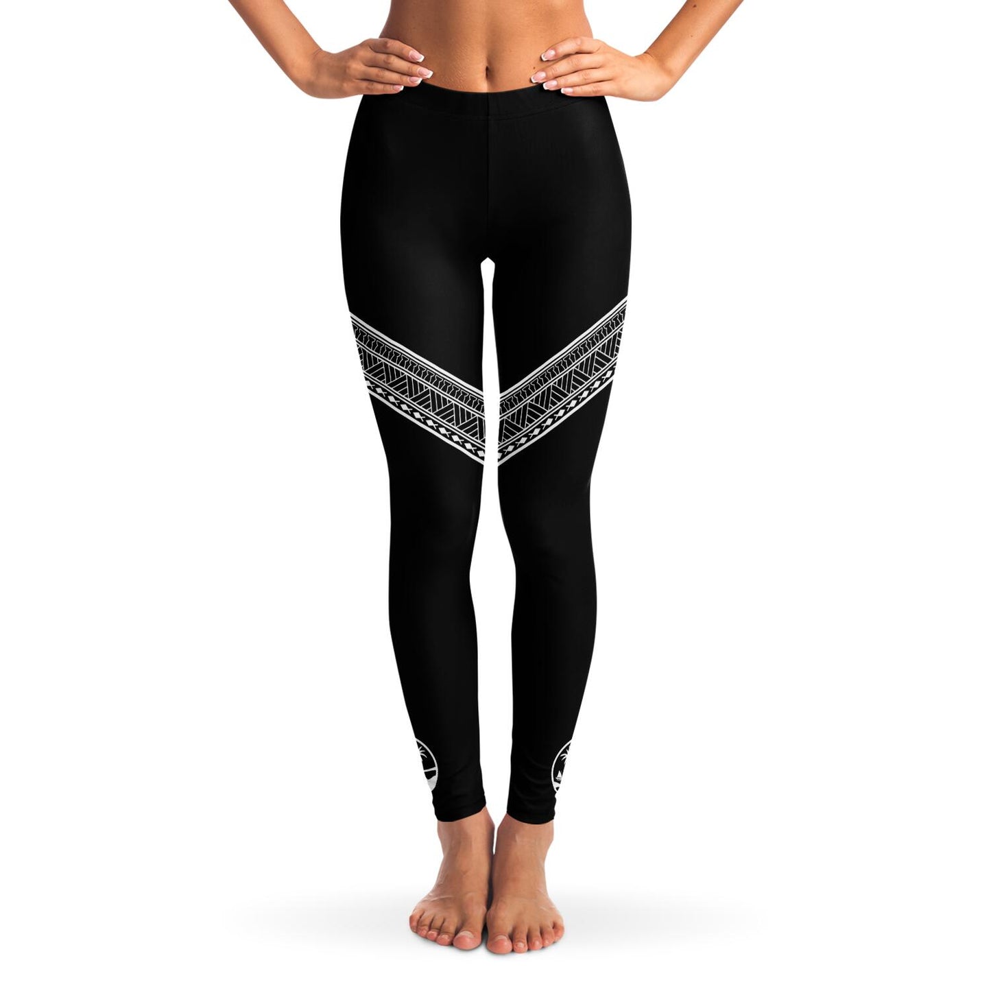 Guam Seal Diagonal Tribal Premium Leggings