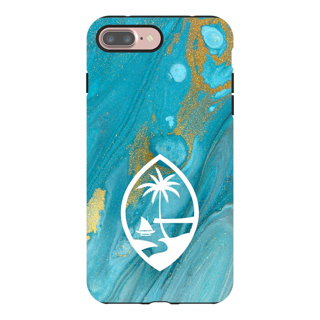 Guam Blue Marble Premium Glossy Tough Phone Case