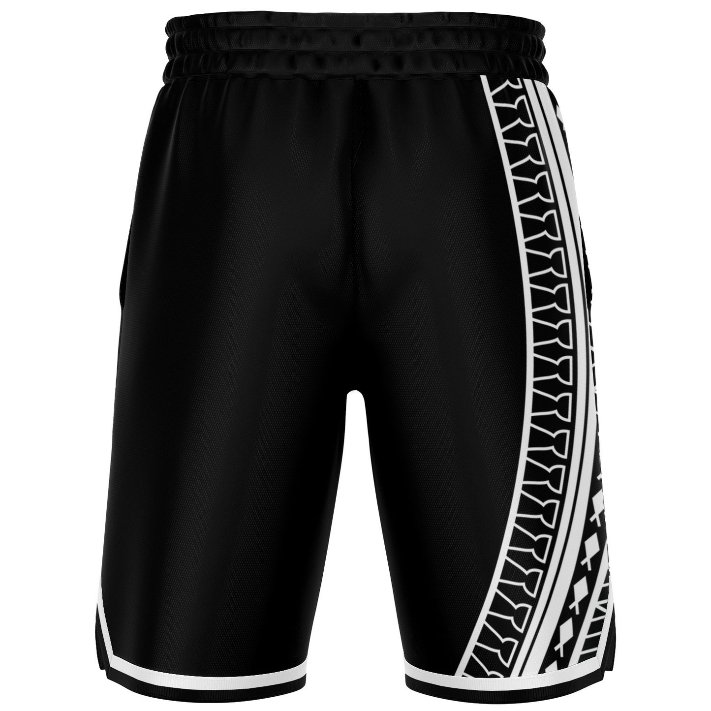 Guam Tribal Black Basketball Shorts