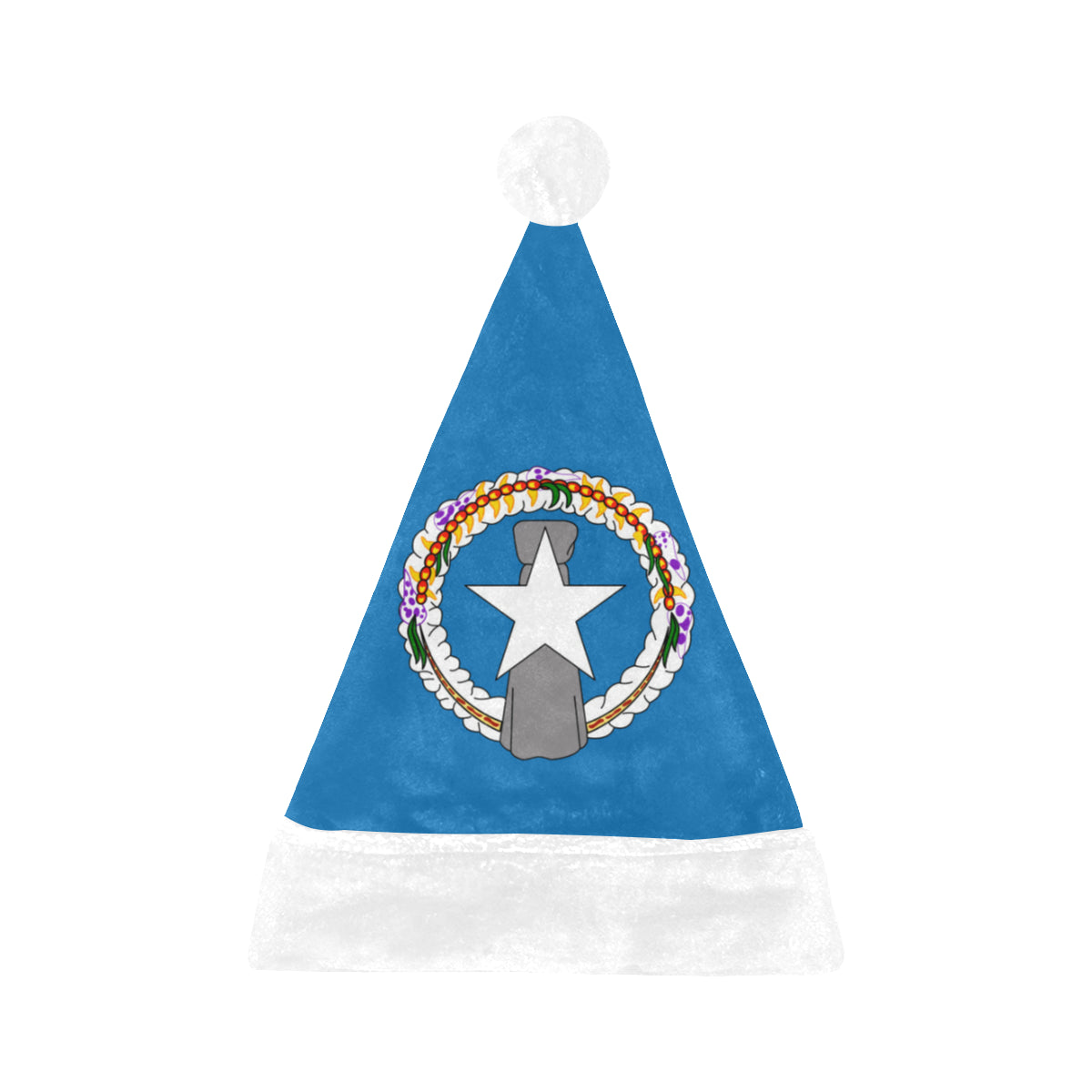 CNMI Flag Santa Hat